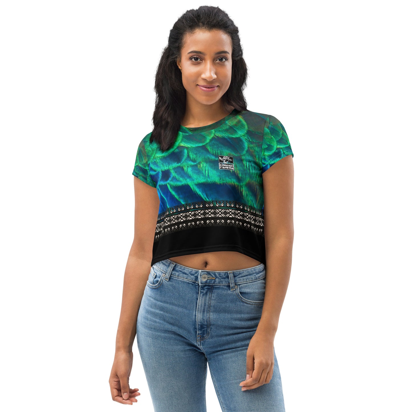 "Not Ashamed - Feathers" Crop Tee