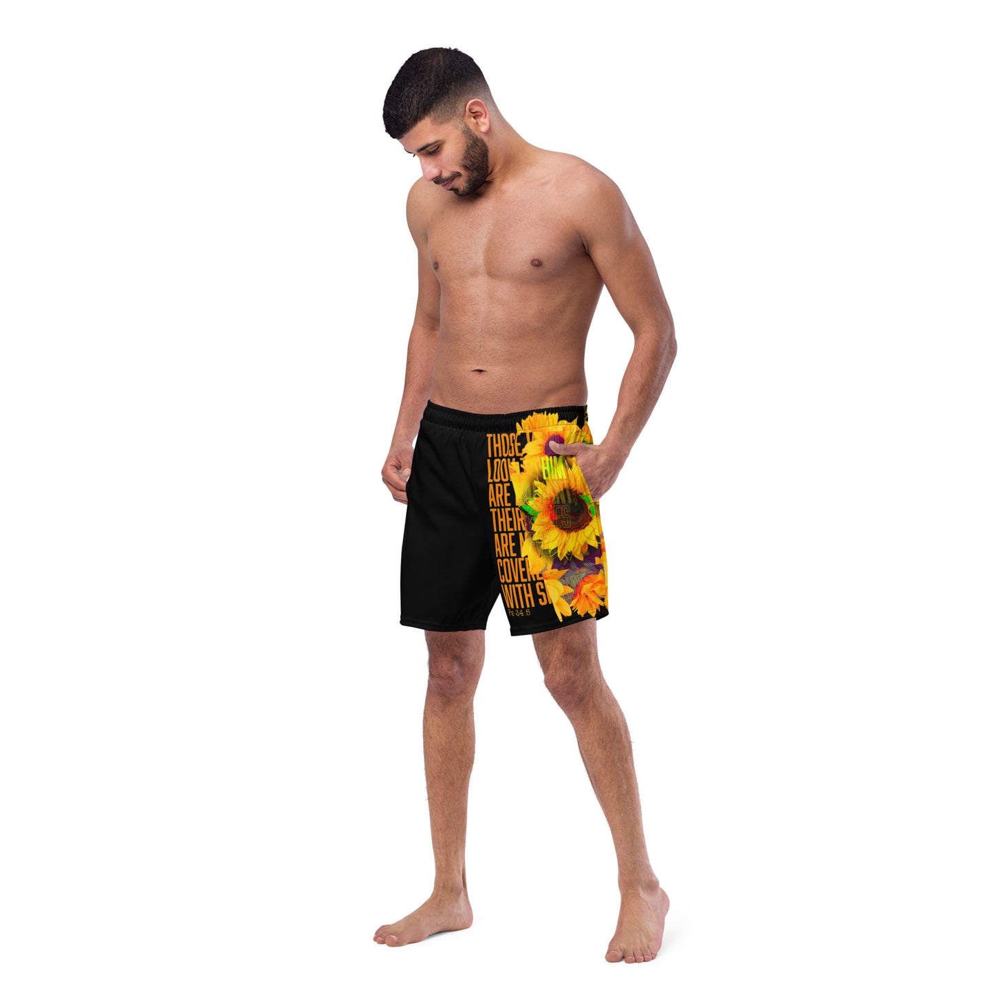 "Look to Him" Swim Trunks