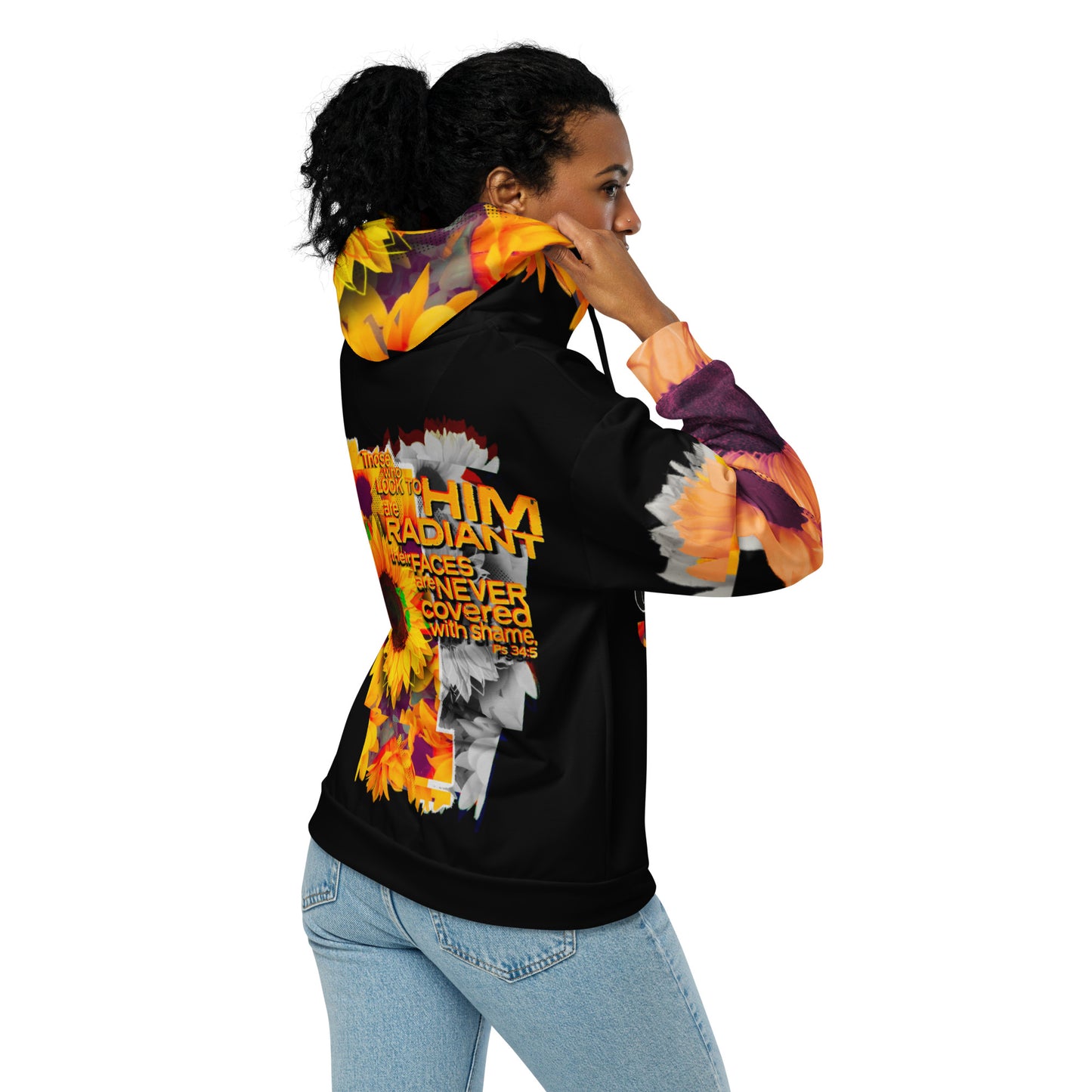 "Shalom - Look to Him" zip Hoodie