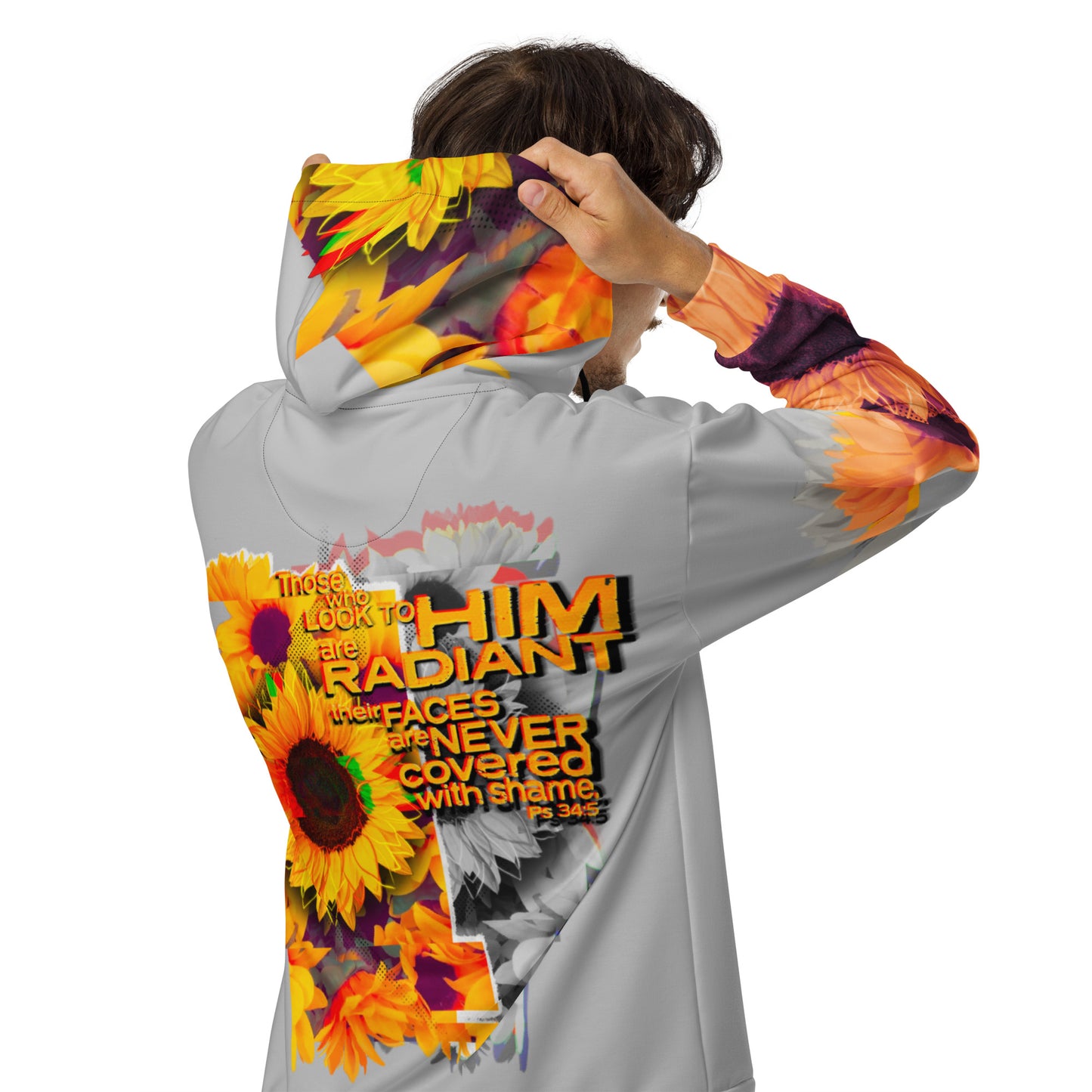 "Shalom - Look to Him" zip Hoodie