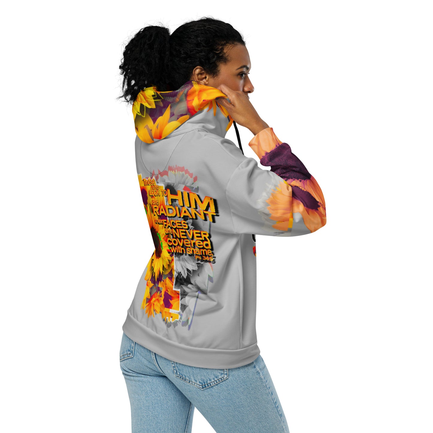 "Shalom - Look to Him" zip Hoodie