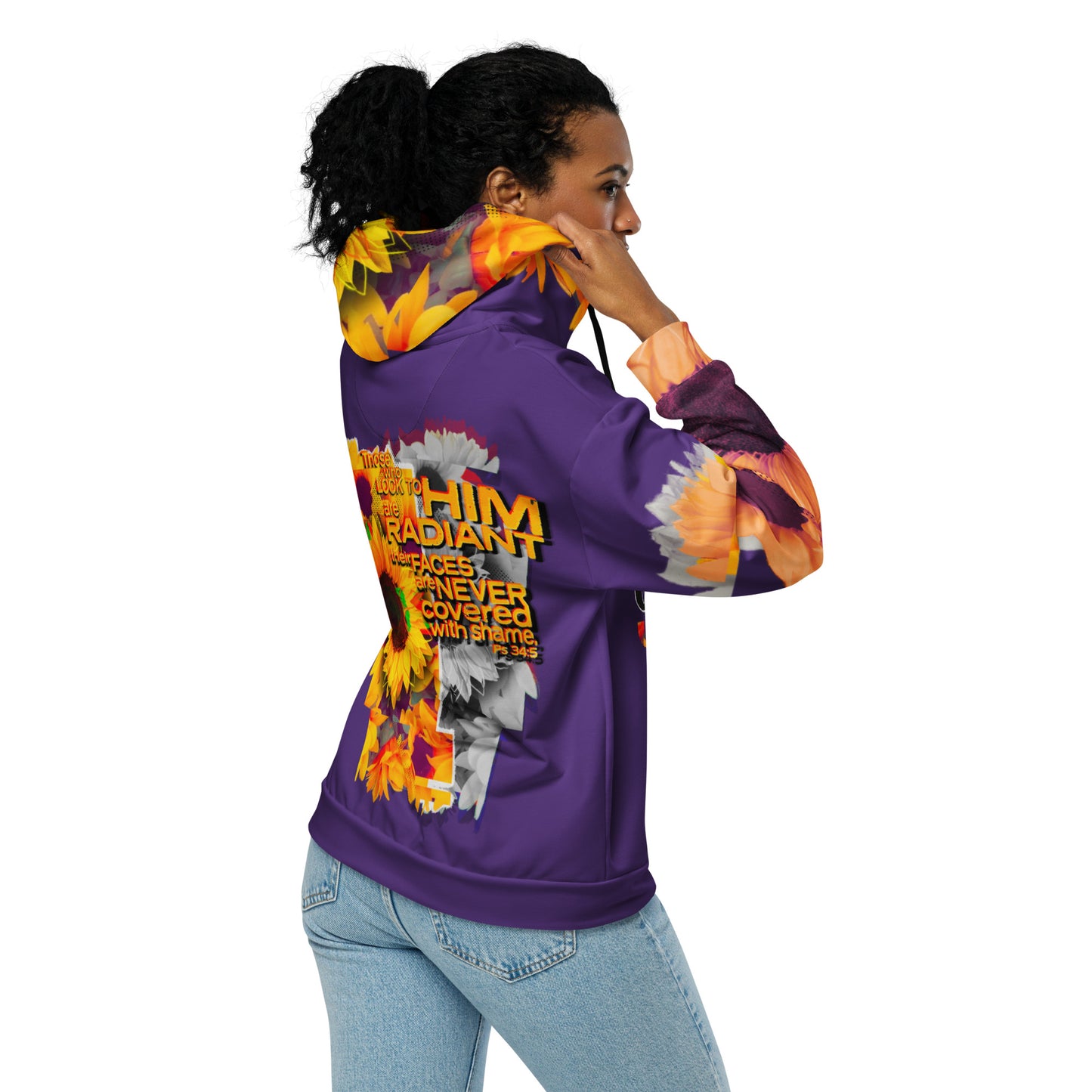 "Shalom - Look to Him" zip Hoodie