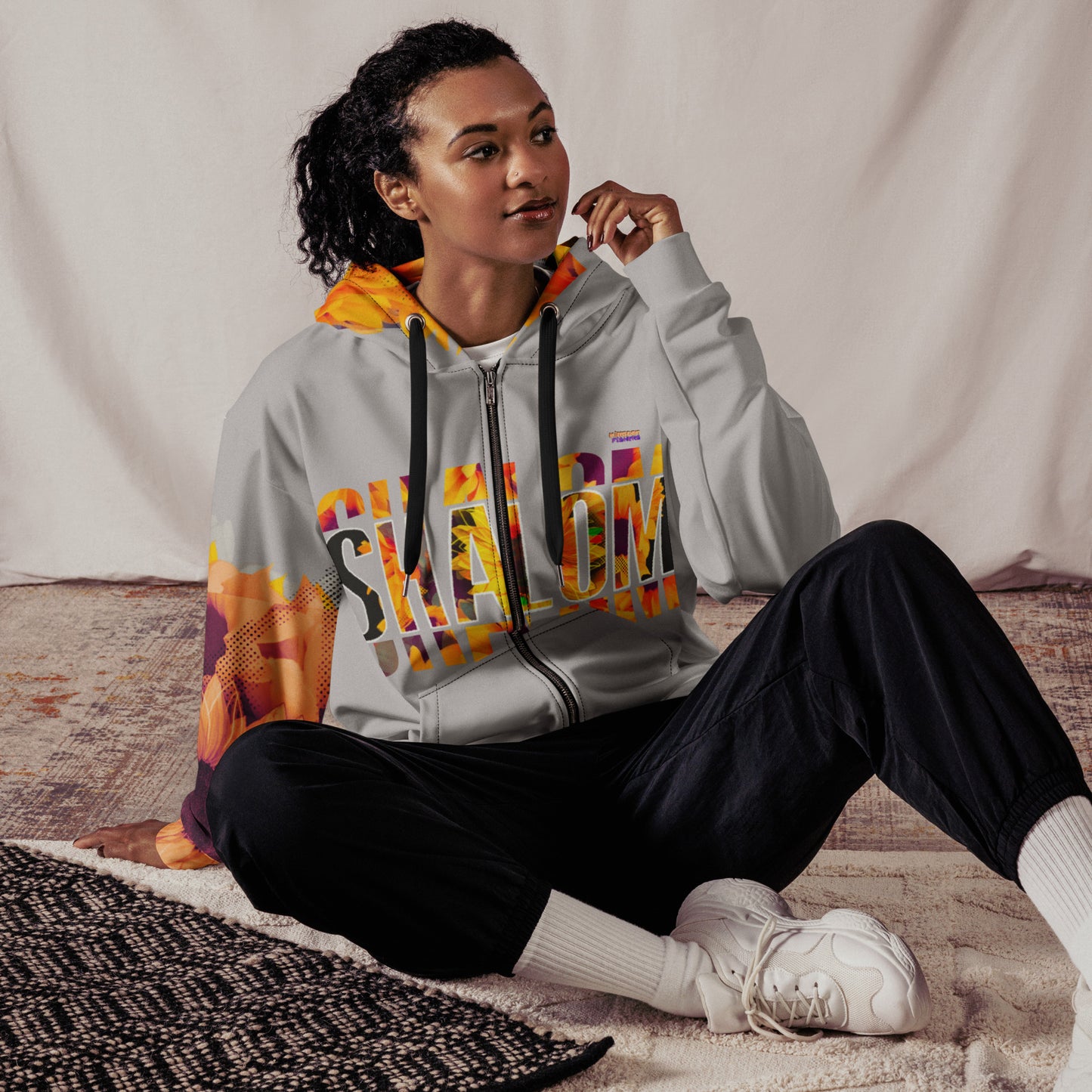 "Shalom - Look to Him" zip Hoodie