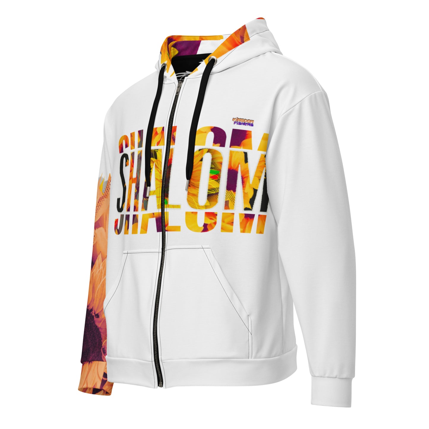 "Shalom - Look to Him" zip Hoodie