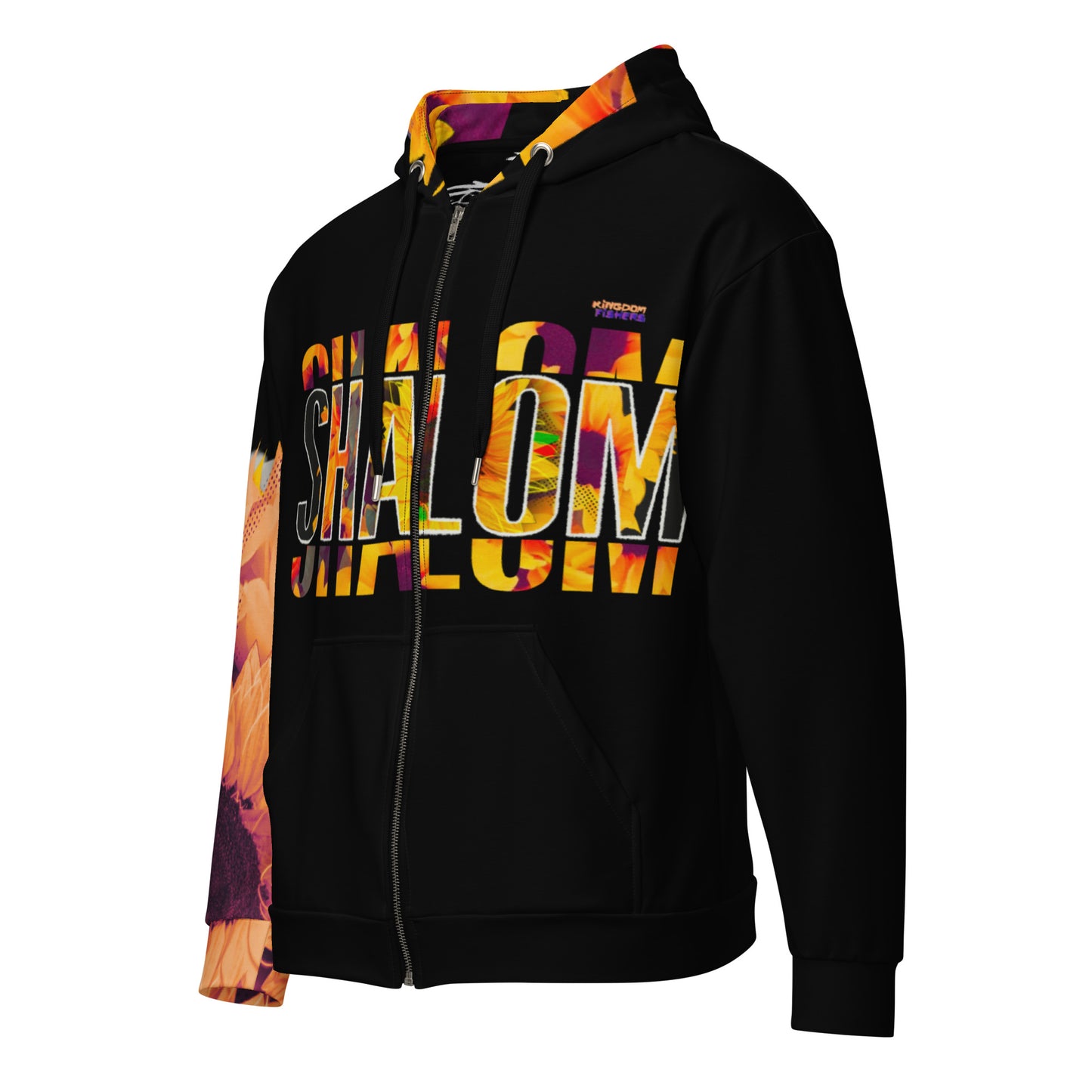 "Shalom - Look to Him" zip Hoodie