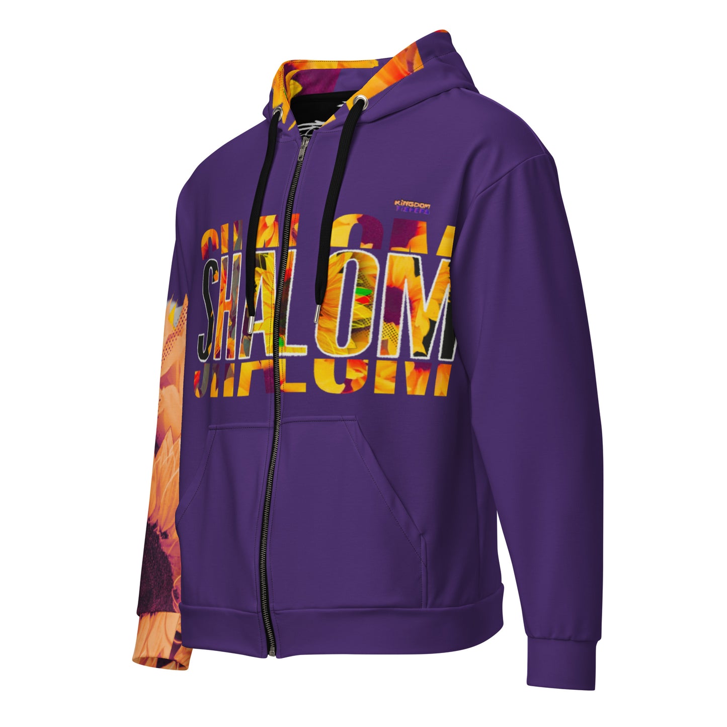 "Shalom - Look to Him" zip Hoodie