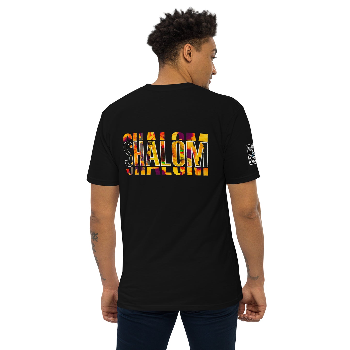 "Shalom" Men’s premium heavyweight tee