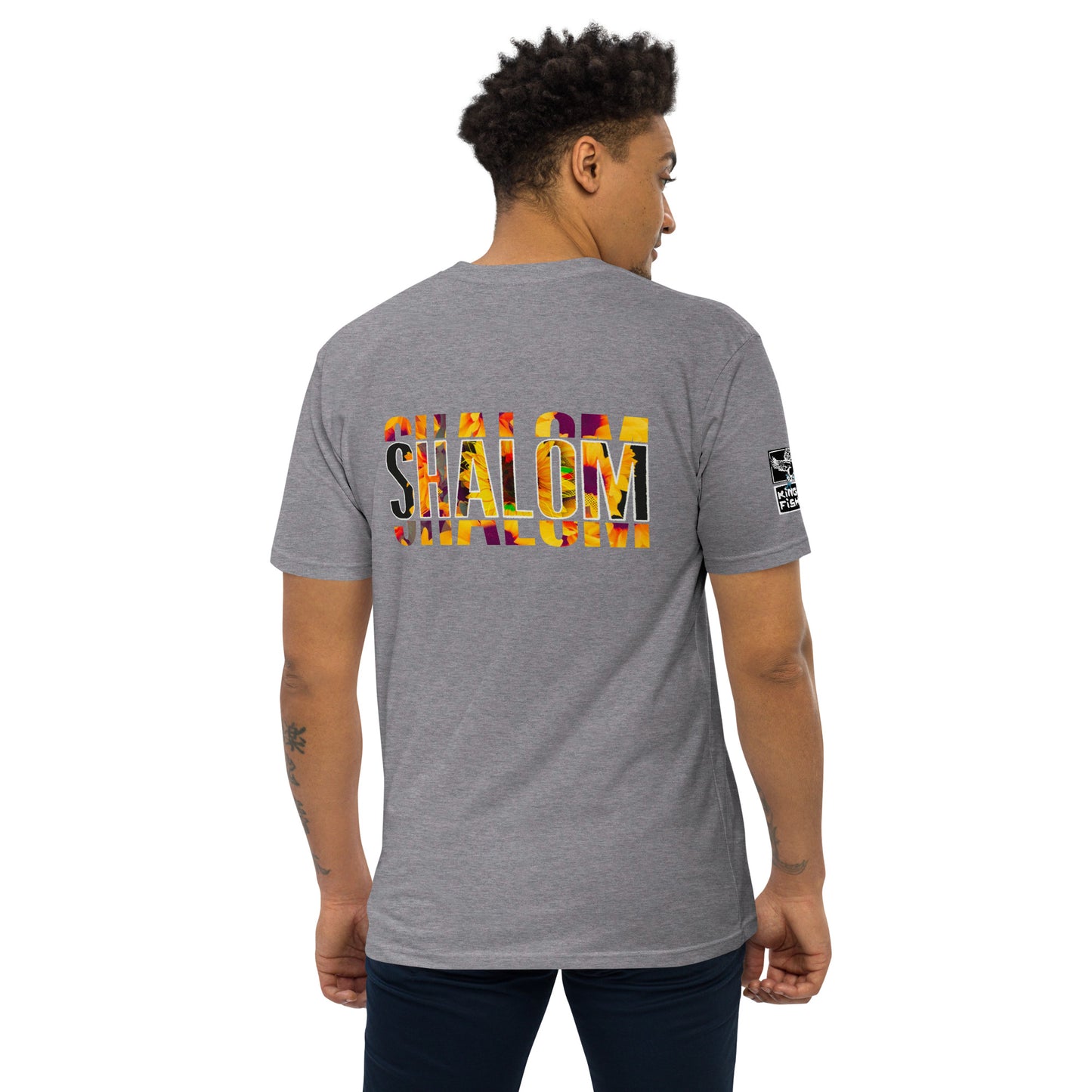 "Shalom" Men’s premium heavyweight tee