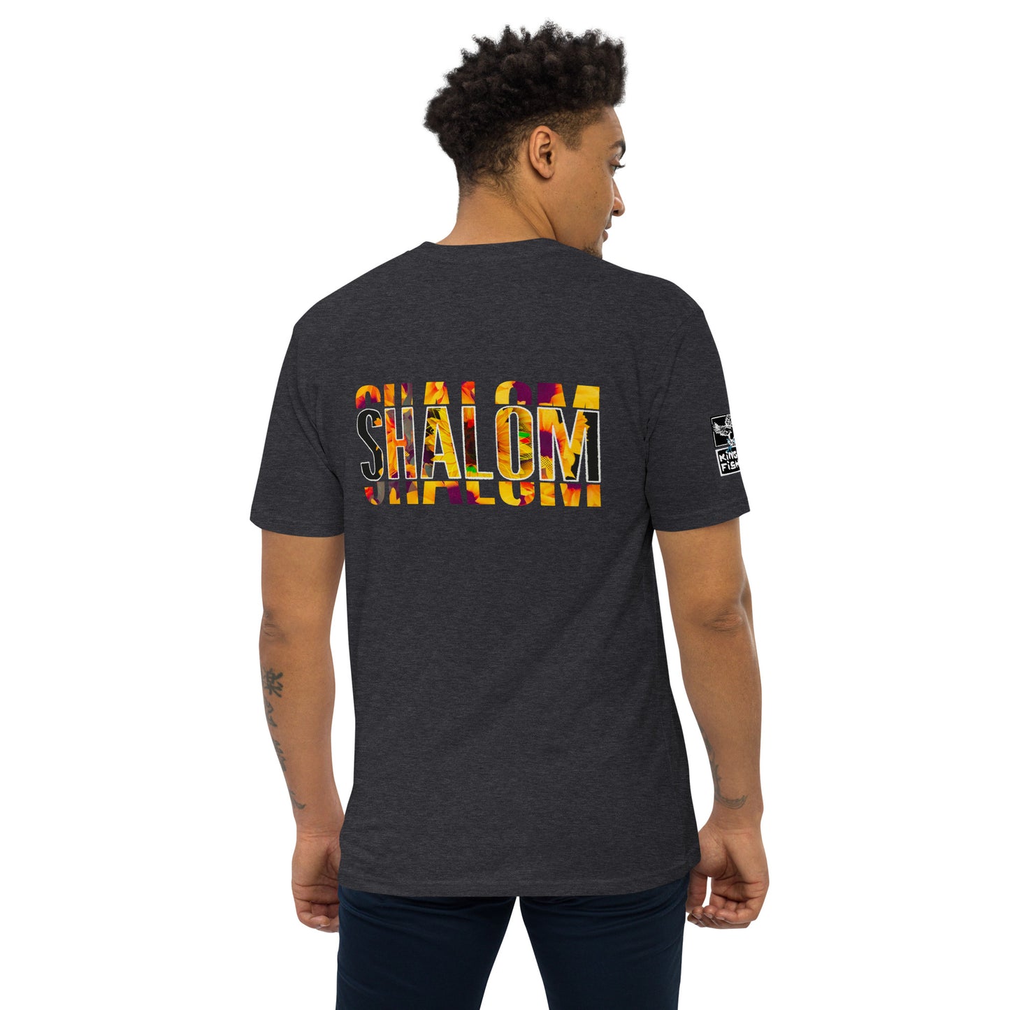 "Shalom" Men’s premium heavyweight tee