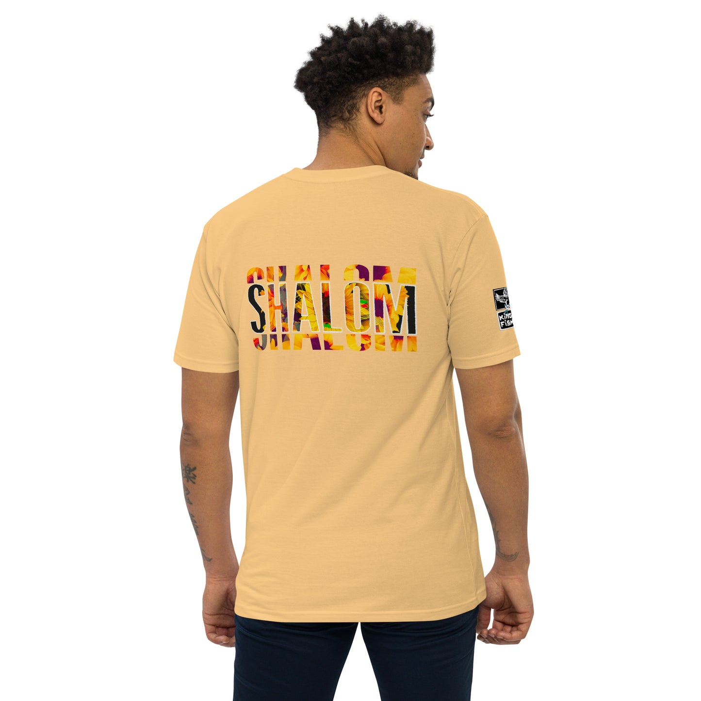 "Shalom" Men’s premium heavyweight tee