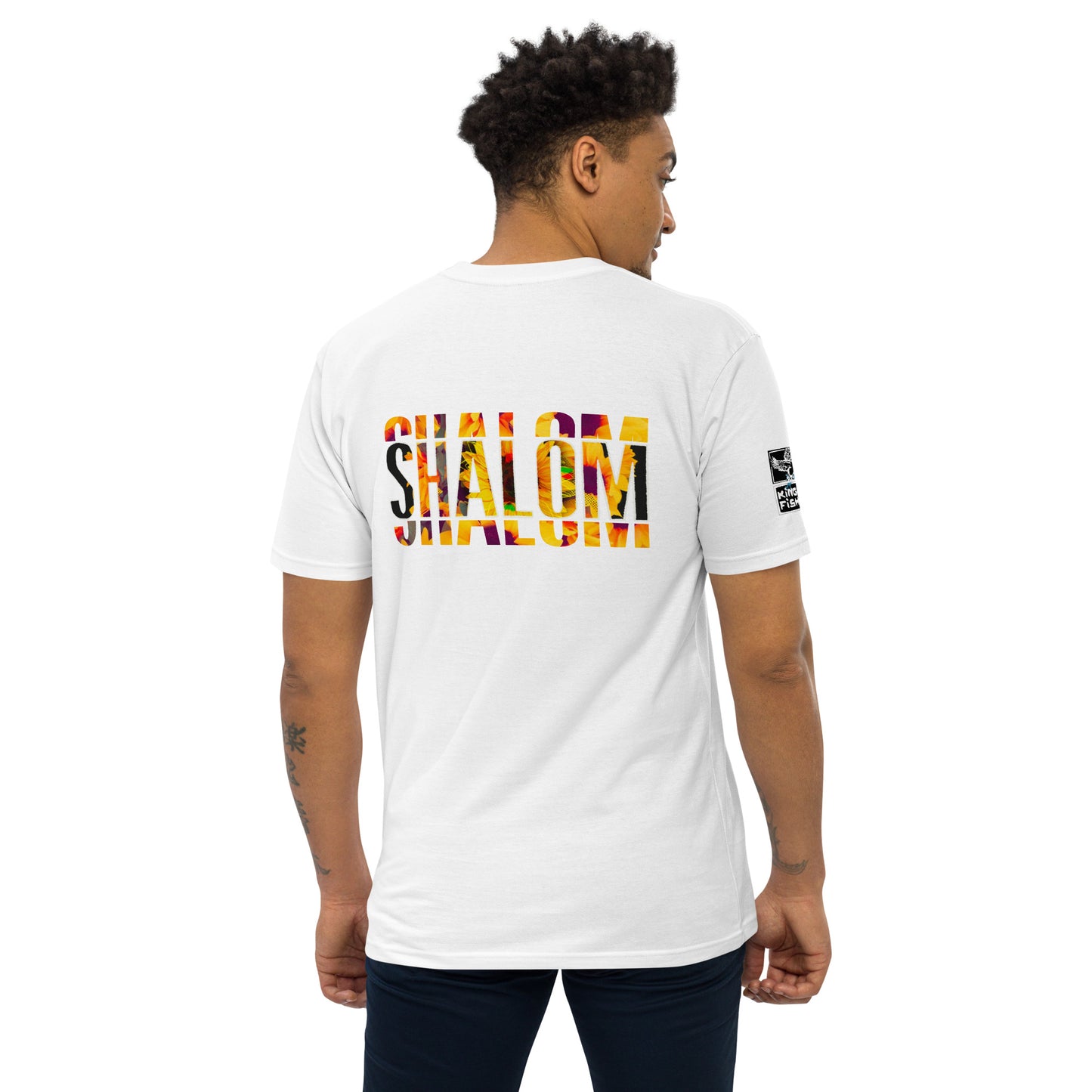 "Shalom" Men’s premium heavyweight tee