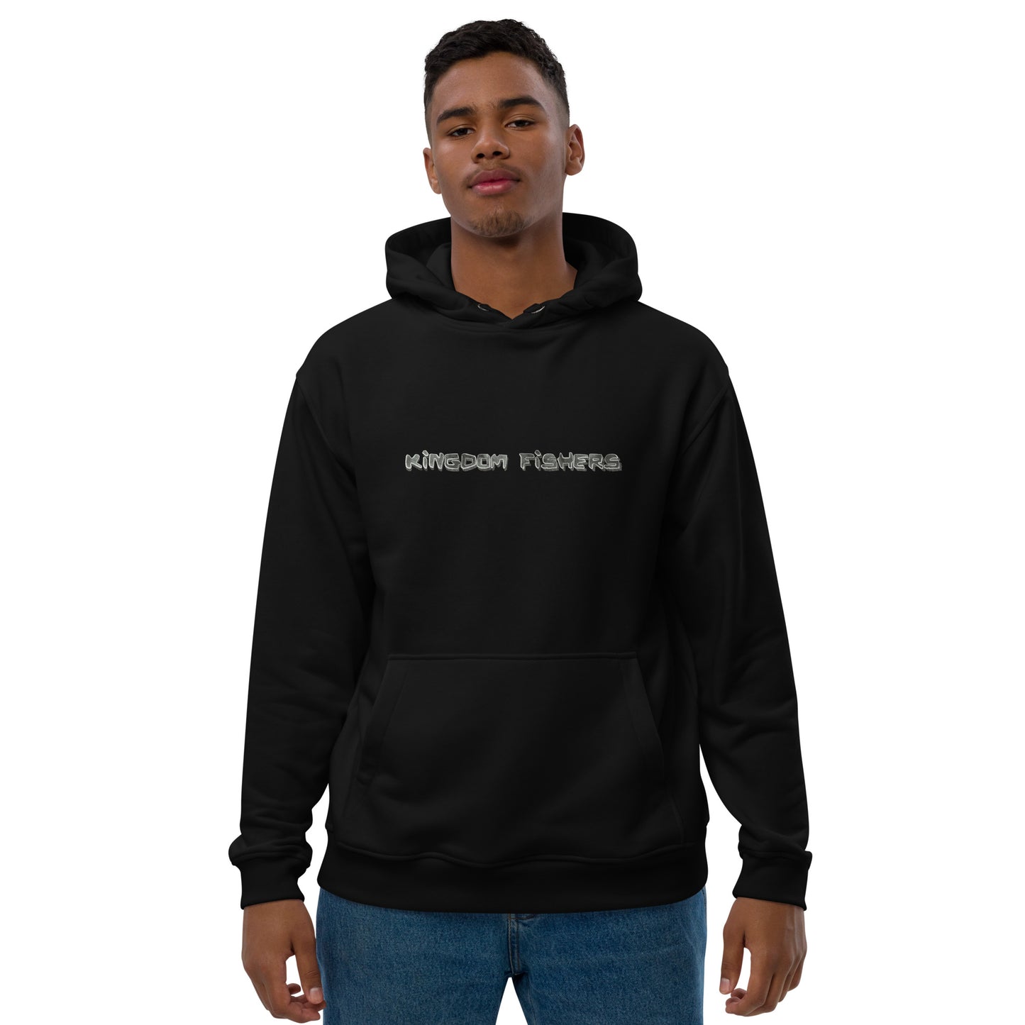 "Look to Him" premium eco Hoodie