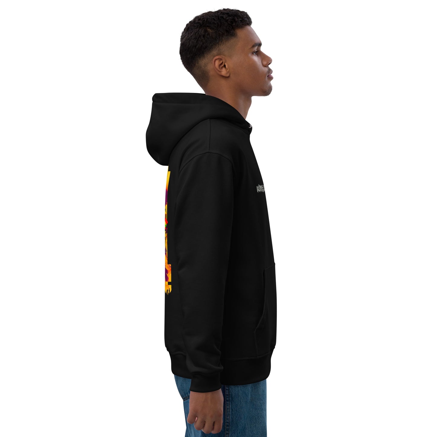 "Look to Him" premium eco Hoodie