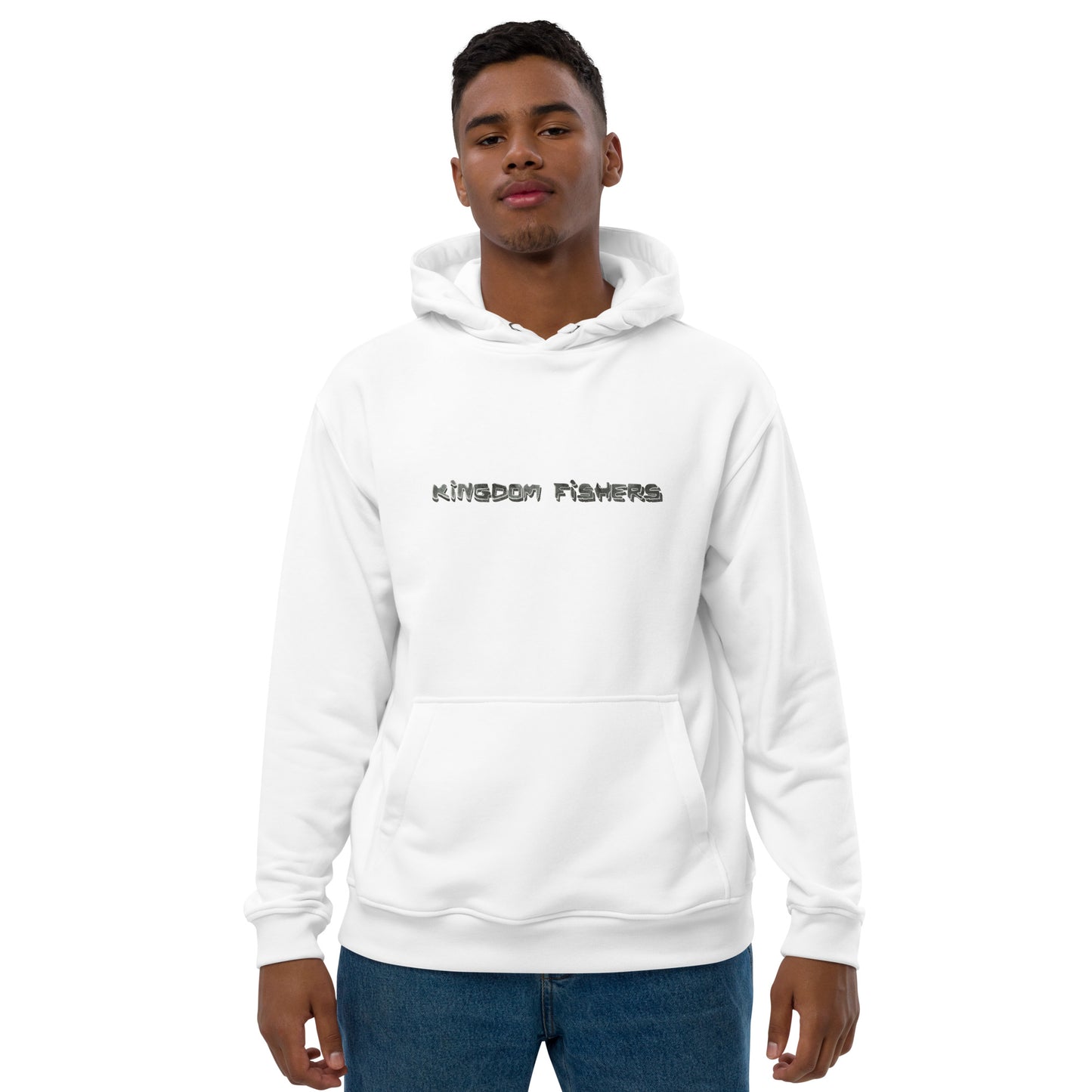 "Look to Him" premium eco Hoodie