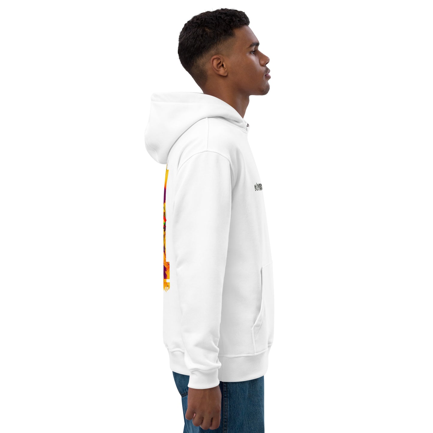 "Look to Him" premium eco Hoodie